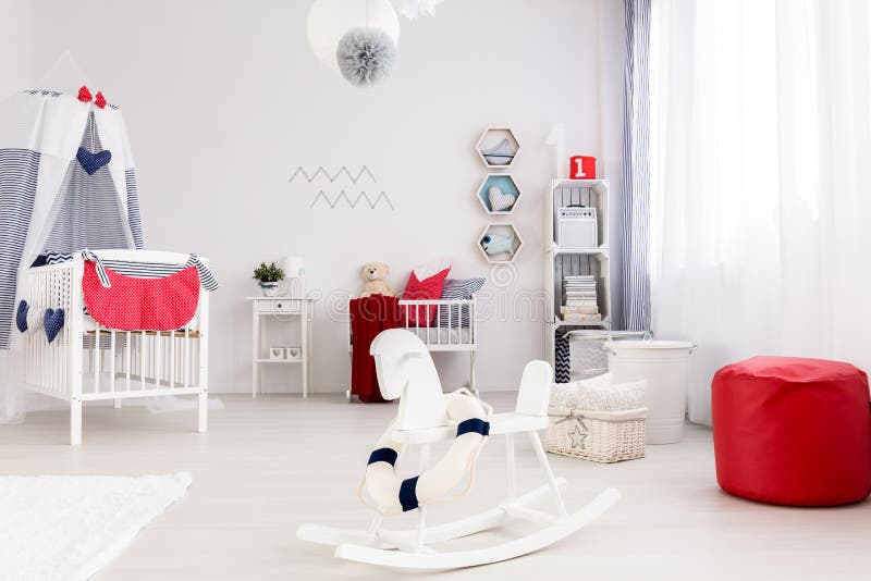 Seeart im Kindertagesstättenraum lizenzfreie stockfotografie Seeart im Kindertagesstättenraum lizenzfreie stockfotografie