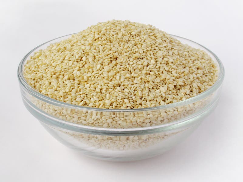Seed of sesame stock photo. Image of gourmet, white, baking 19250386