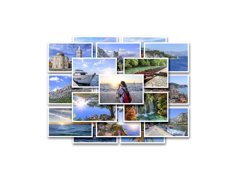 Seeferien, Reise und interessante Plätze im Sommer Collage von Fotos auf weißem Hintergrund stockfotos Seeferien, Reise und interessante Plätze im Sommer Collage von Fotos auf weißem Hintergrund stockfotos