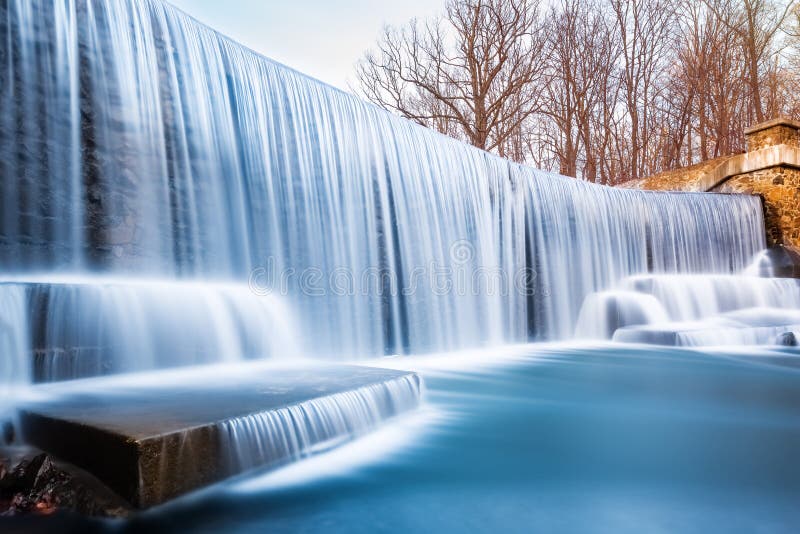 Seeleys Teichwasserfall, in New-Jersey stockfoto Seeleys Teichwasserfall, in New-Jersey stockfoto
