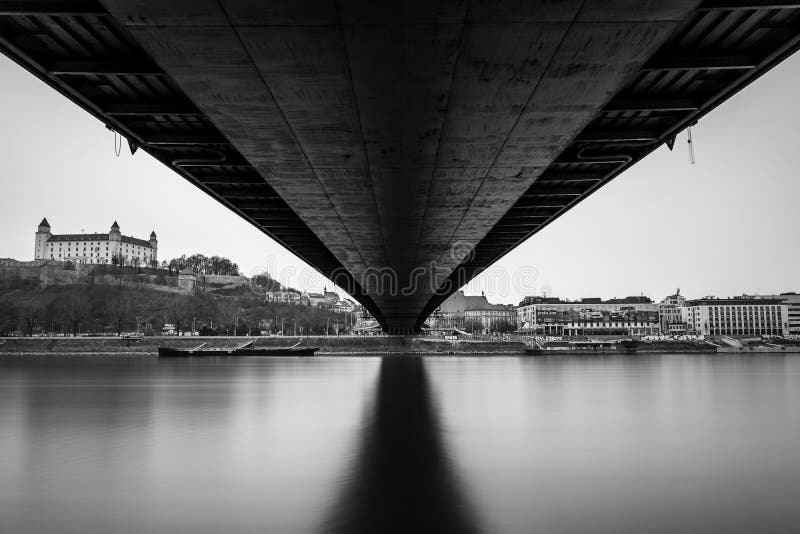 Long exposure under the UFO Bridge