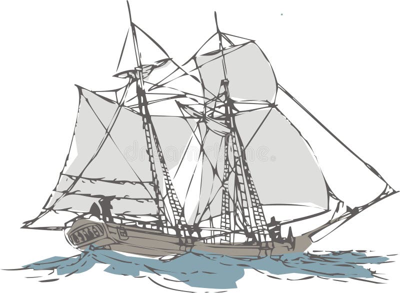 segelbåt stock illustrationer segelbåt stock illustrationer