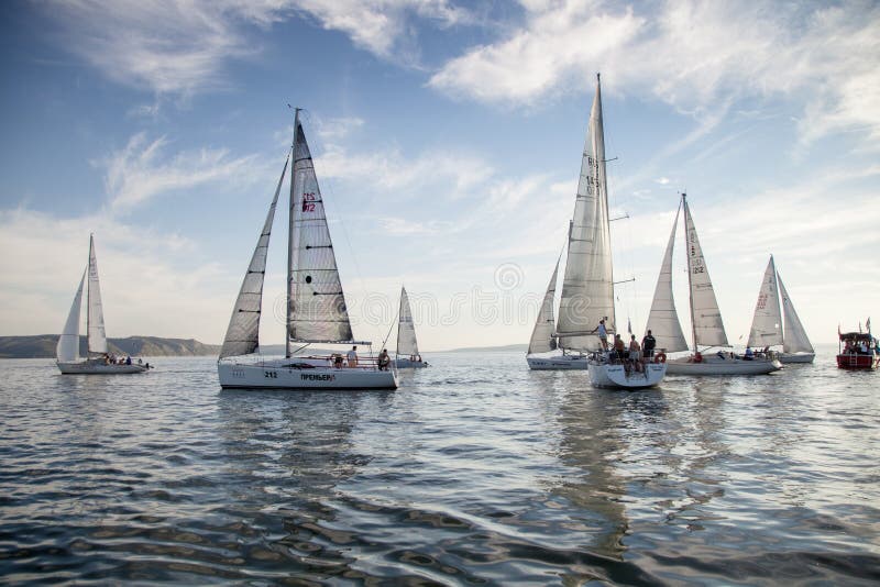Segeln reggata stockbild Segeln reggata stockbild