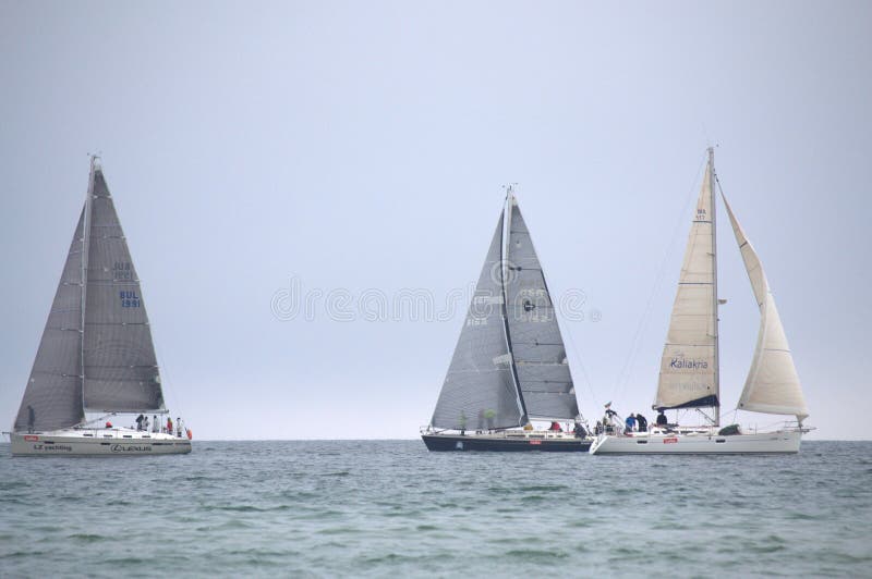 Segla yachtregatta arkivfoto Segla yachtregatta arkivfoto