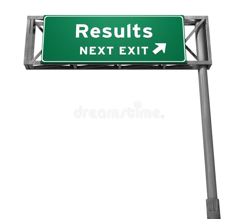 Super high resolution 3D render of freeway sign, next exit... Results!. Super high resolution 3D render of freeway sign, next exit... Results!