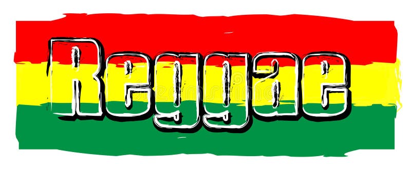 Segno della bandiera di reggae immagine stock libera da diritti Segno della bandiera di reggae immagine stock libera da diritti