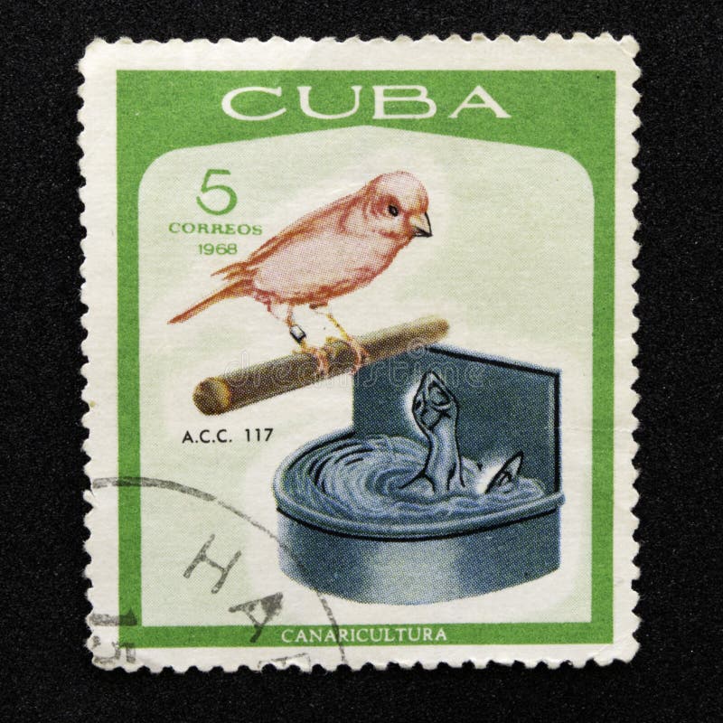 Segno della posta cubana immagini stock Segno della posta cubana immagini stock