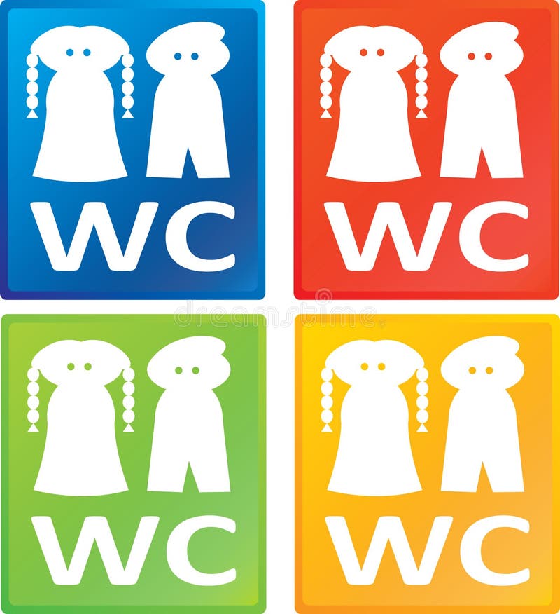 2 Adesivi Segno WC Divertenti - PVC Rimovibile, Per Porte Bagno, Facile Applicazione Senza Fori - Foto 3