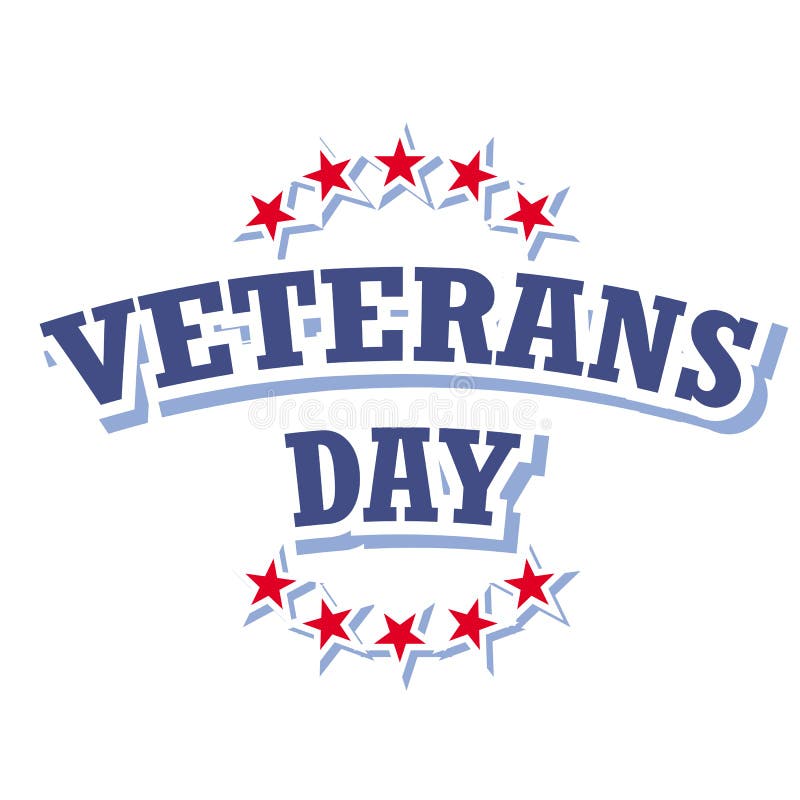 Segno di giornata dei veterani illustrazione vettoriale Segno di giornata dei veterani illustrazione vettoriale