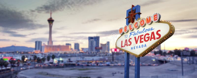 Segno di Las Vegas fotografia stock libera da diritti Segno di Las Vegas fotografia stock libera da diritti