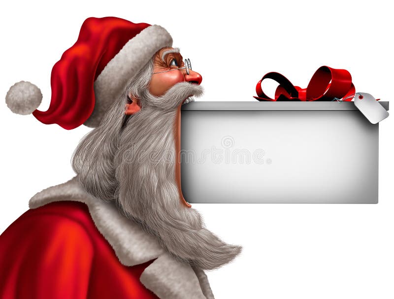 Segno divertente di Natale royalty illustrazione gratis Segno divertente di Natale royalty illustrazione gratis