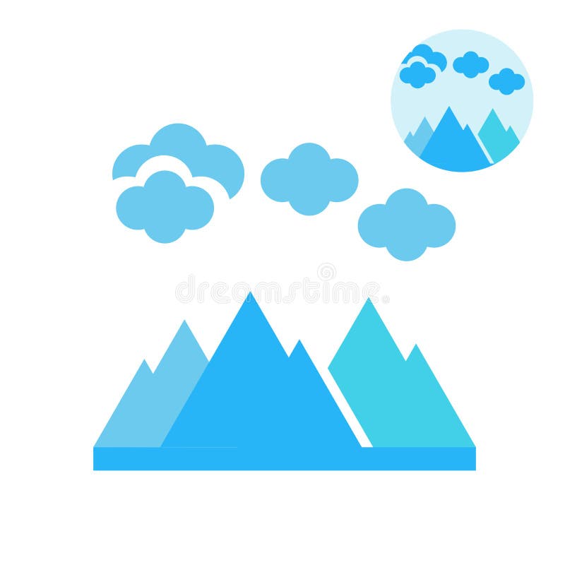 Segno e simbolo di vettore dell'icona dell'iceberg isolati su fondo bianco royalty illustrazione gratis Segno e simbolo di vettore dell'icona dell'iceberg isolati su fondo bianco royalty illustrazione gratis