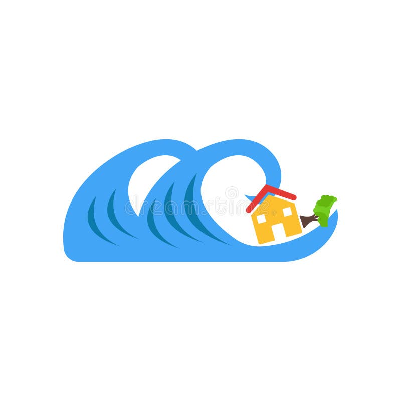 Segno e simbolo di vettore dell'icona di Tsunami isolati su fondo bianco illustrazione vettoriale Segno e simbolo di vettore dell'icona di Tsunami isolati su fondo bianco illustrazione vettoriale