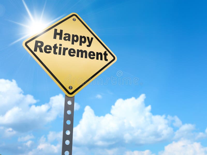 Segno felice di pensionamento