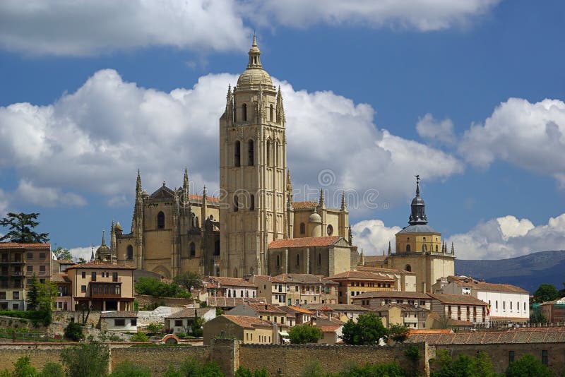 In spain, the Segovia cathedral 01. In spain, the Segovia cathedral 01