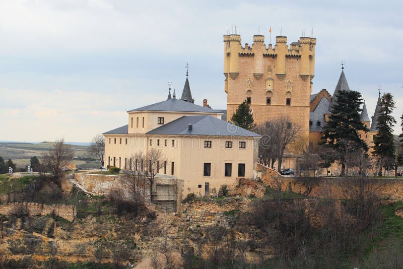 The Alcazar of Segovia, Spain.