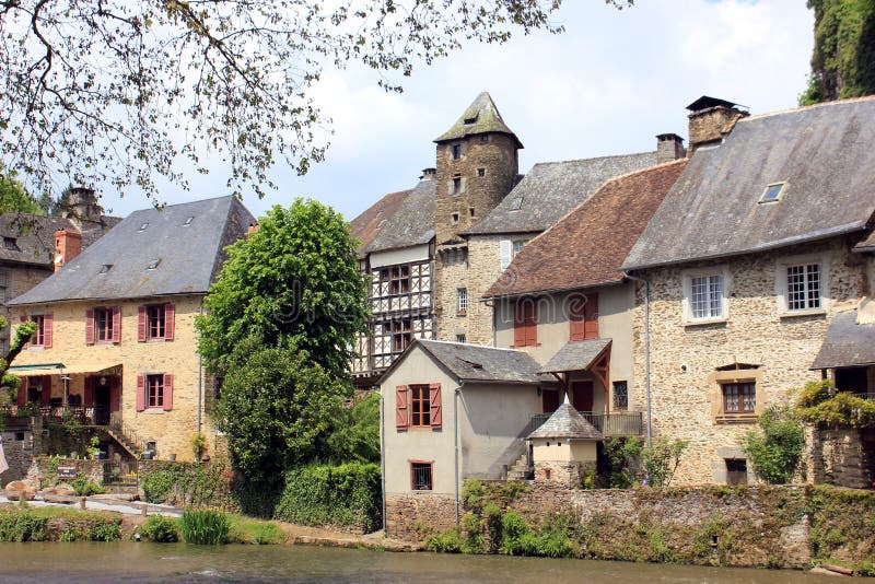Segur-le-Chateau, a beautiful French village