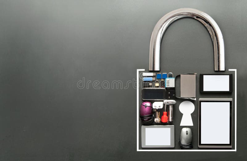 Seguridad de Internet, concepto de la privacidad imagen de archivo Seguridad de Internet, concepto de la privacidad imagen de archivo