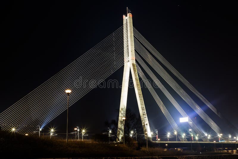 Seilzug-gebliebene Brücke stockfoto Seilzug-gebliebene Brücke stockfoto