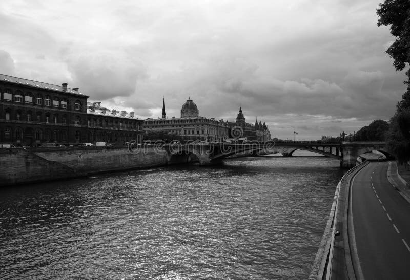 Seine river and bridge