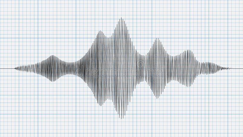 Seismograph διάγραμμα, γραφική παράσταση του σεισμού σε χαρτί, διάνυσμα διανυσματική απεικόνιση Seismograph διάγραμμα, γραφική παράσταση του σεισμού σε χαρτί, διάνυσμα διανυσματική απεικόνιση