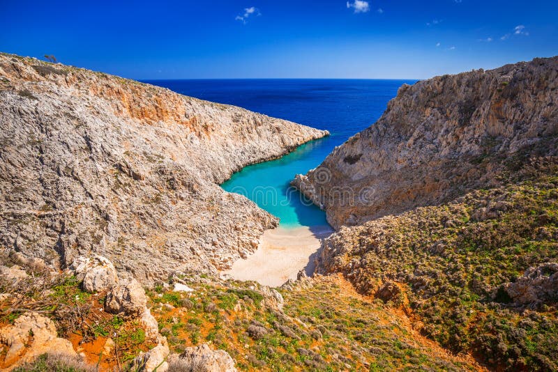 Seitan Limania or Agiou Stefanou, the Heavenly Beach with Turquoise