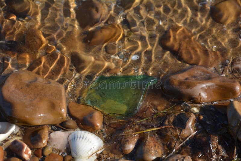 Seixos do Mar Vermelho imagens de stock royalty free