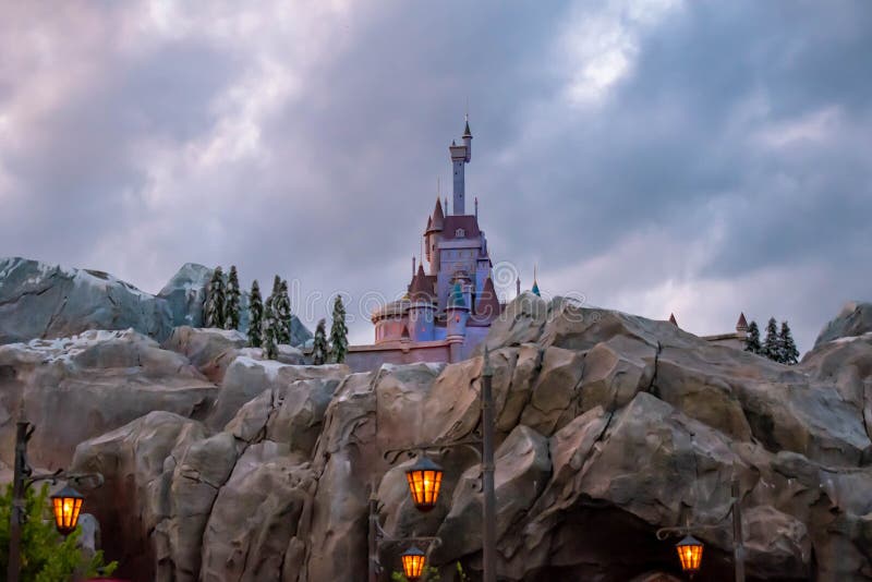 Seja nosso castelo do restaurante do convidado no reino mágico em Walt Disney World