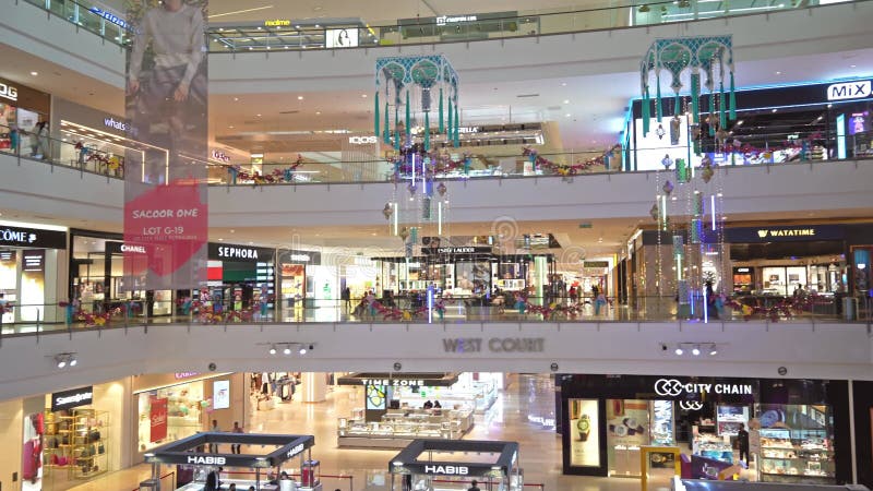 Interior View of the IOI City Mall Which is the Largest Mall in Southern  Klang Valley. Stock Footage - Video of cyberjaya, business: 274667304