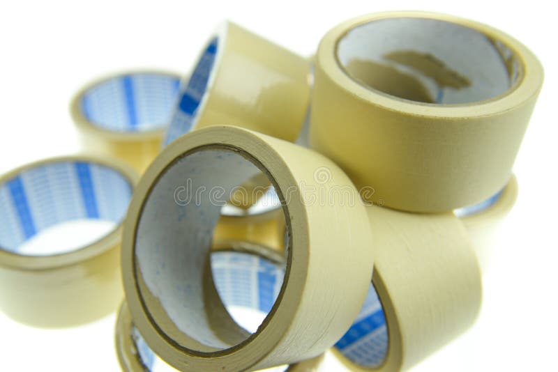 Selbsthaftendes Kreppband stockfotografie Selbsthaftendes Kreppband stockfotografie