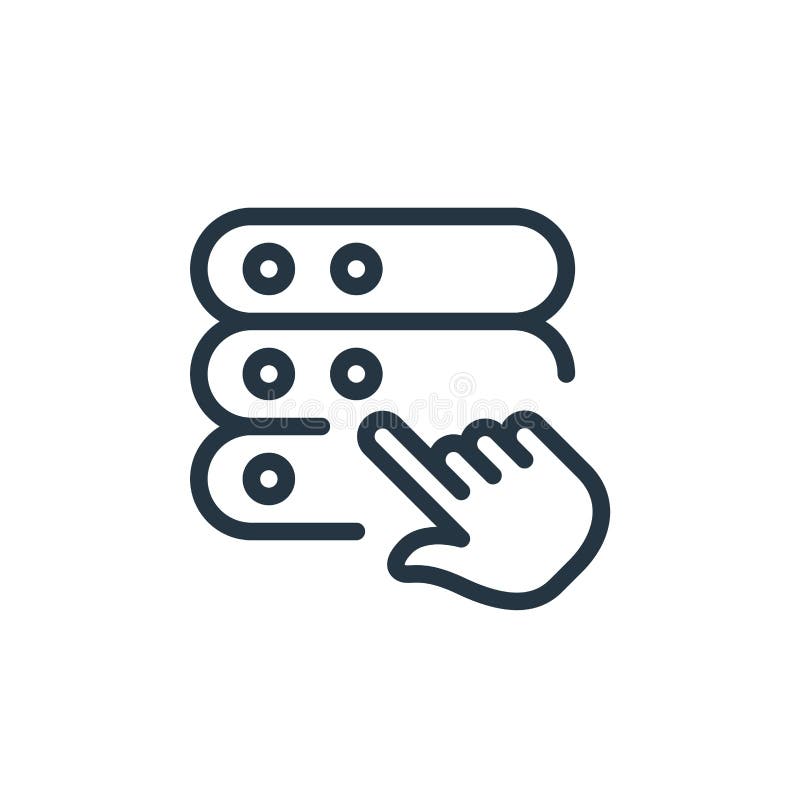 Select vector icon on white background. Outline, thin line select icon for website design and mobile, app development. vector illustration.