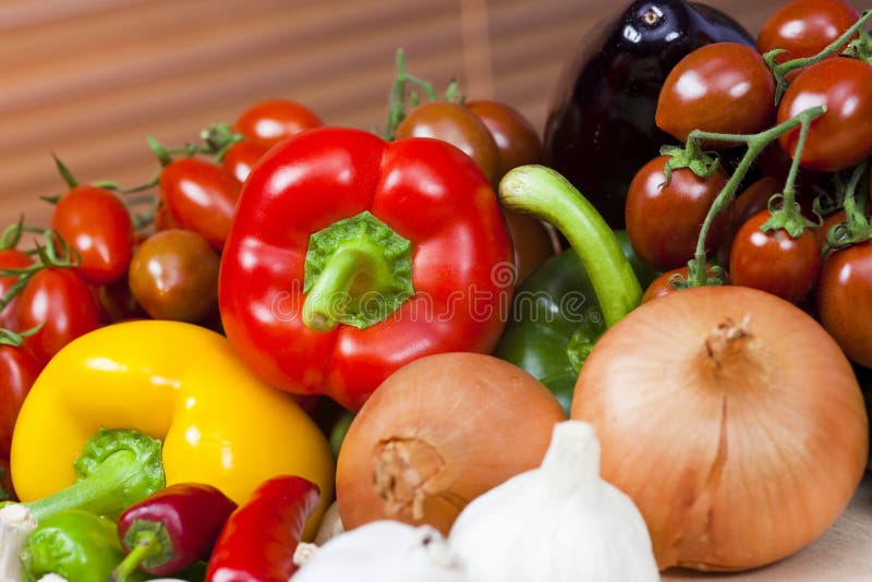 A Selection of Fresh Raw Vegetables Stock Image Image of kitchen