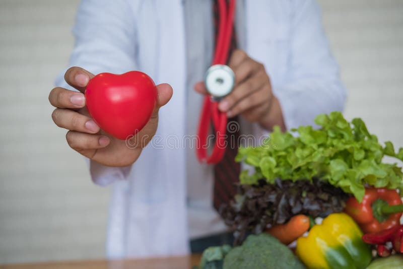 A selection of fresh vegetables for a heart healthy diet