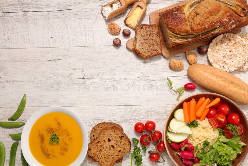 Selection of Gluten Free Meal Stock Image - Image of gluten, eating
