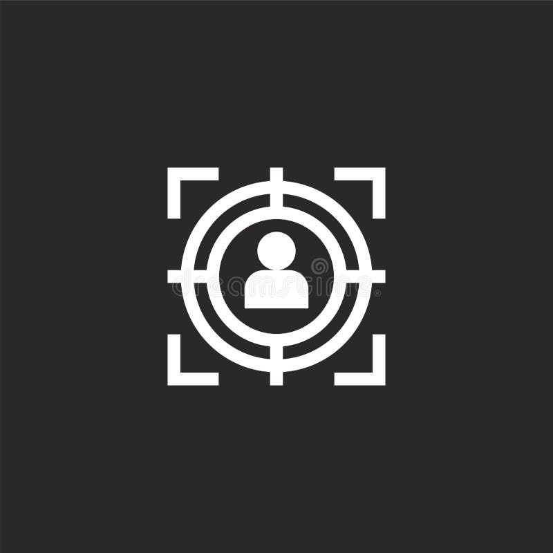 Selection icon. Filled selection icon for website design and mobile, app development. selection icon from filled interview vector illustration