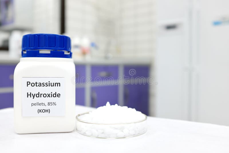 Potassium Hydroxide - Stock Image - C030/8074 - Science Photo Library