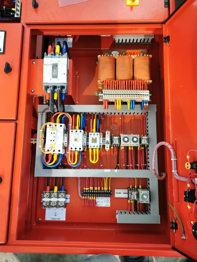 Selective Focus Image with Noise Effect Electrical Parts of Sprinkler