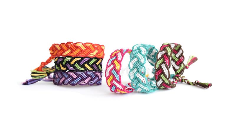 Woven Diy Friendship Bracelets Handmade Of Embroidery Bright