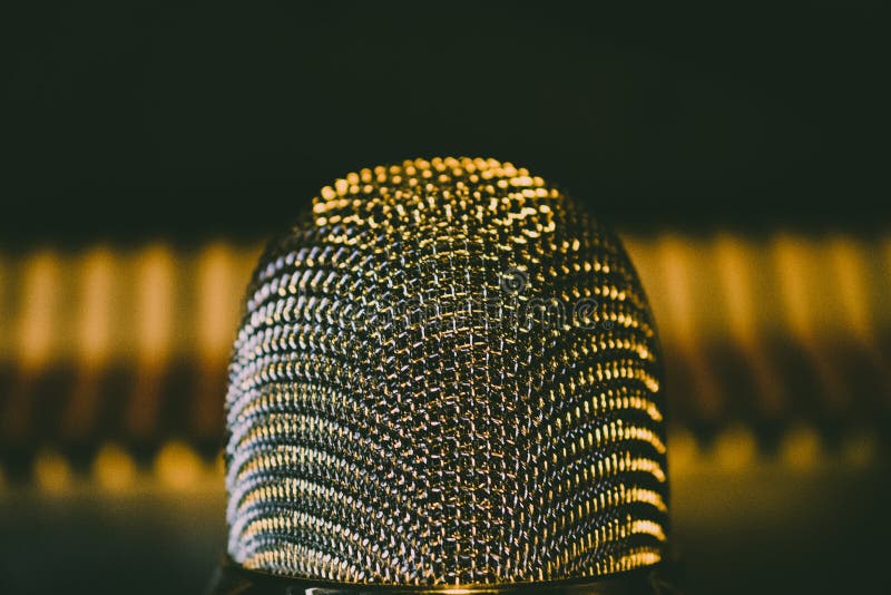 Selective Focus Photography of Microphone royalty free stock image