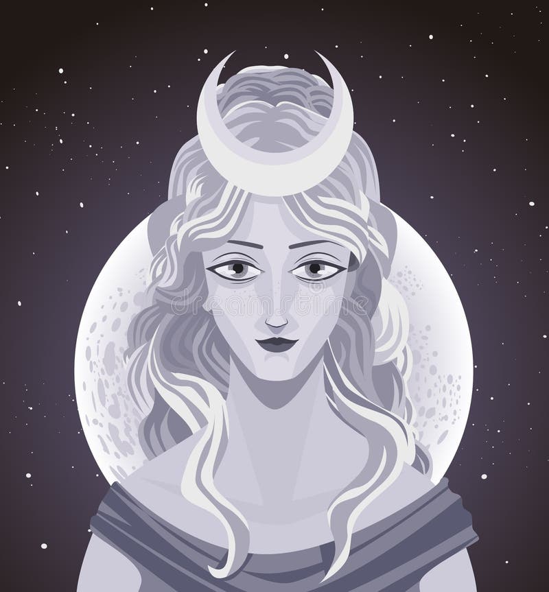 Goddess Selene Stock Illustrations 1 Goddess Selene Stock Illustrations Vectors Clipart Dreamstime