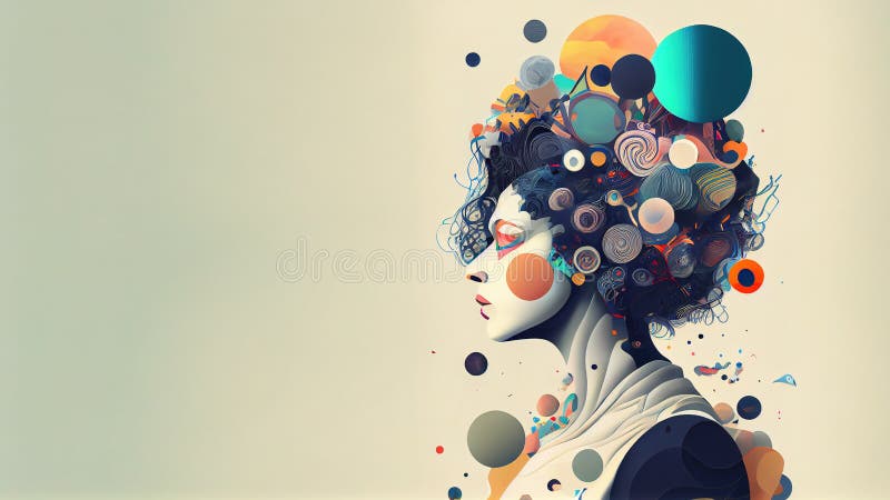 Self-expression concept. stock illustration. Illustration of enigma - 267489457