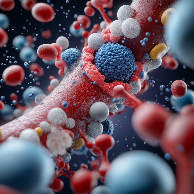 Self-repairing polymer material shows real-time healing under macro capture royalty free illustration