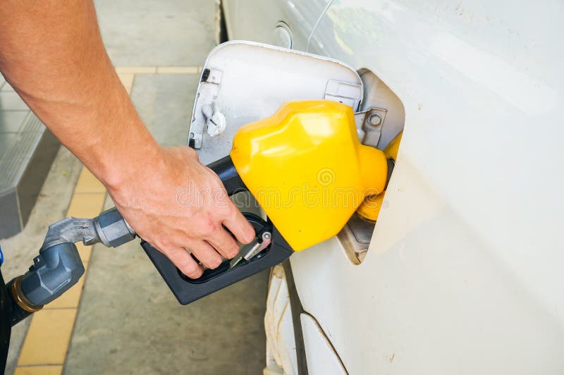 Self service FUEL Pump stock image. Image of economy 39244785
