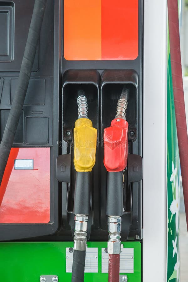 Self Service FUEL Pump in Oil Station Stock Photo Image of engine