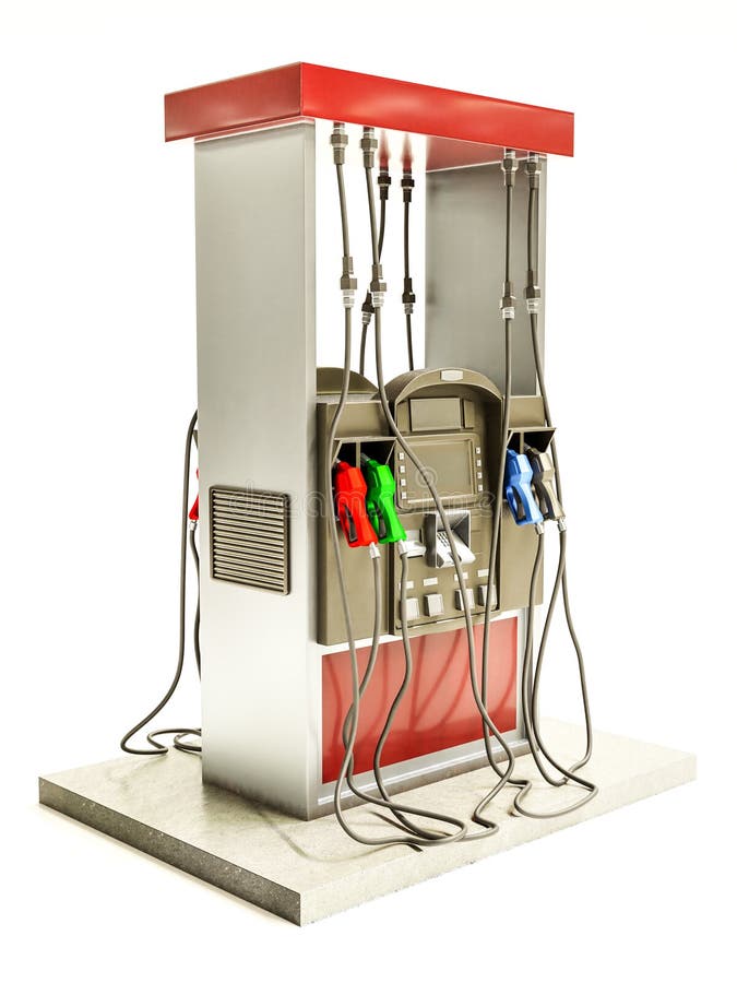 Petrol Station Pump Distributors Stock Image Image of refuel, fueling