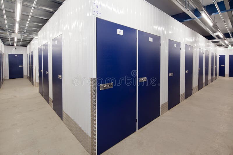 Self storage units royalty free stock images