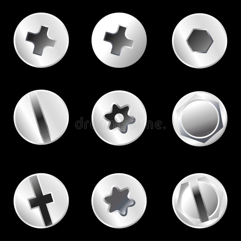 Self Tapping Isolated on background. stock illustration