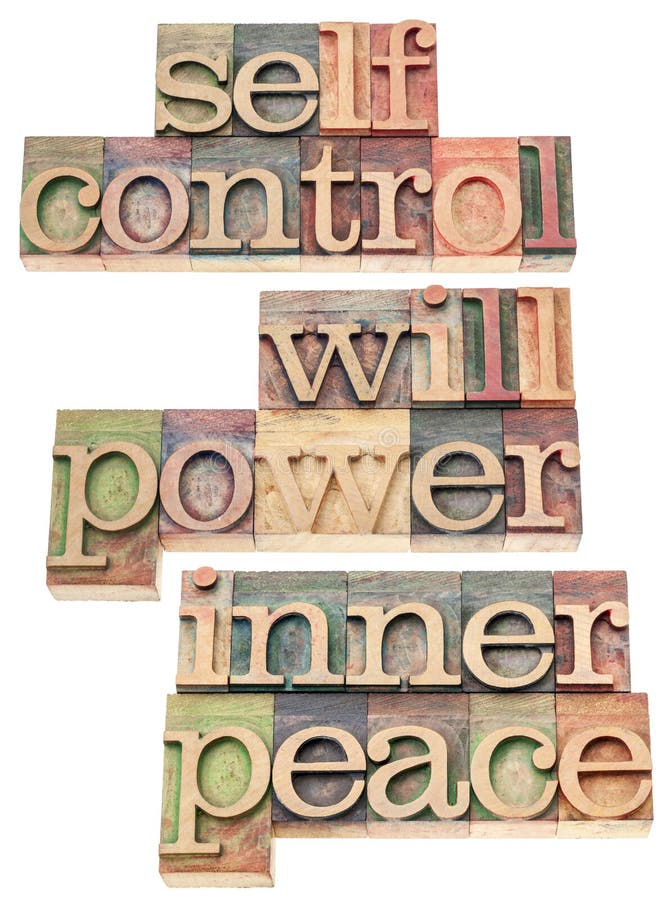 Selfcontrol, willpower, inner peace