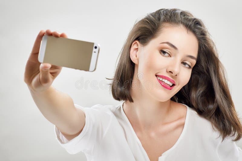 Selfie foto de archivo