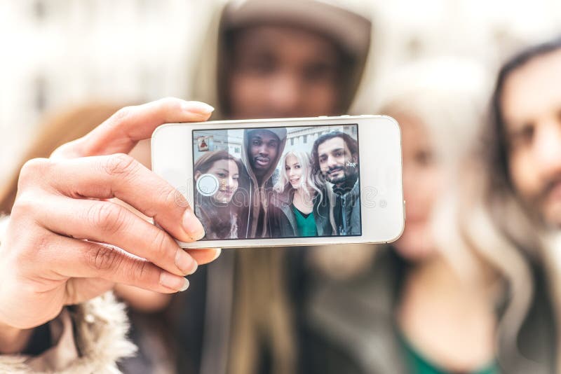 Selfie royalty free stock image Selfie royalty free stock image